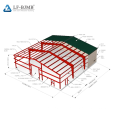 High quality long span space frame steel structure metal shed